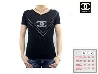 chanel manches courtes t-shirts femmes-black mark